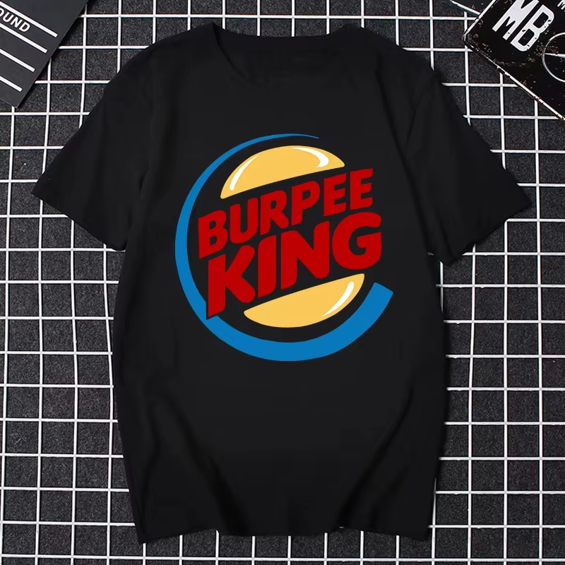Crossfit Mayhem - Crossfit Workout Burpee King T-shirt Katoen