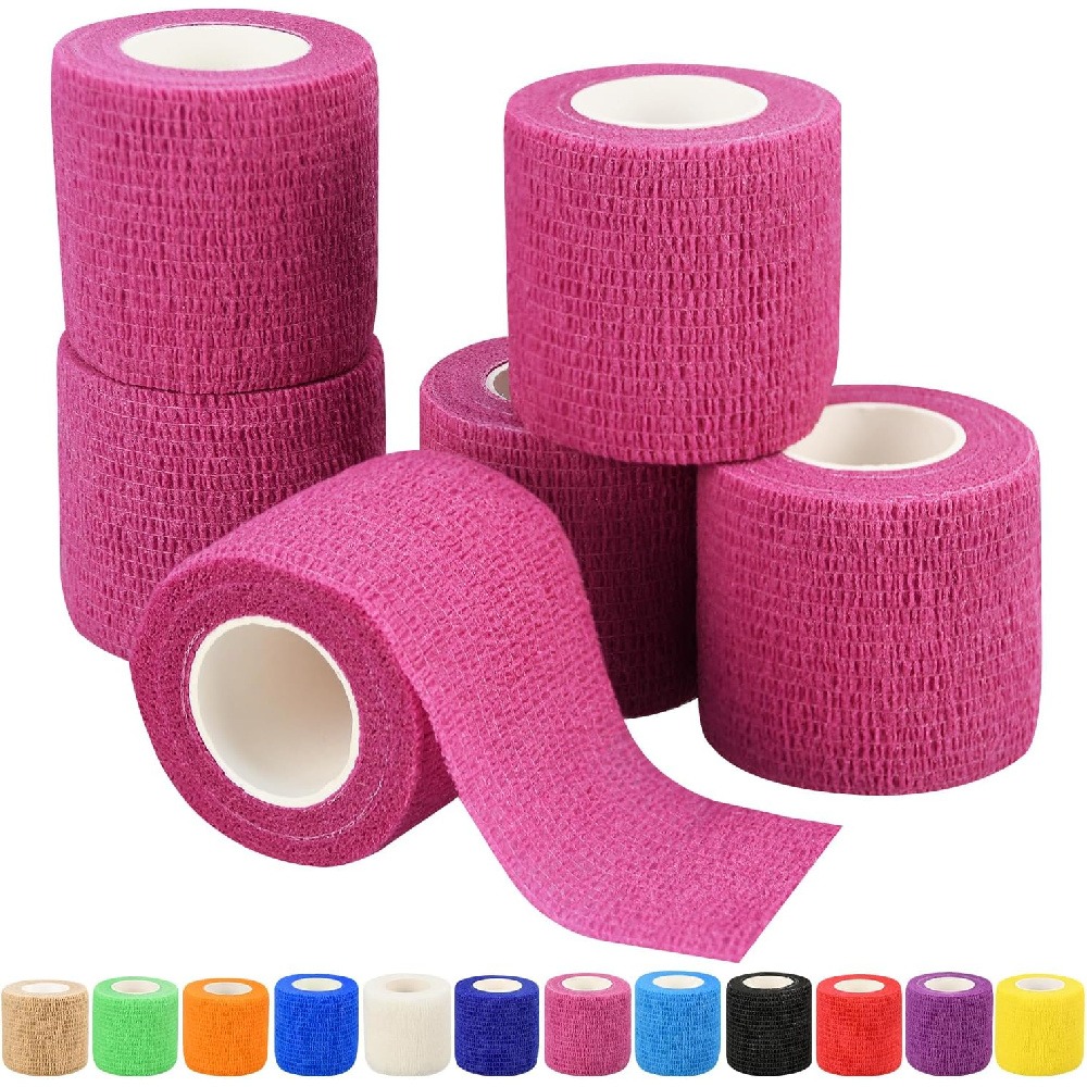 Finger Tape Athletic - 2 stuks zelfklevende cohesieve verbandwikkeling, 2,5