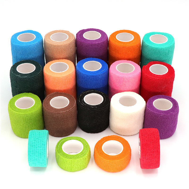 Finger Tape Athletic - 6 Stuks 4.8m Kleurrijke Zelfklevende Elastische