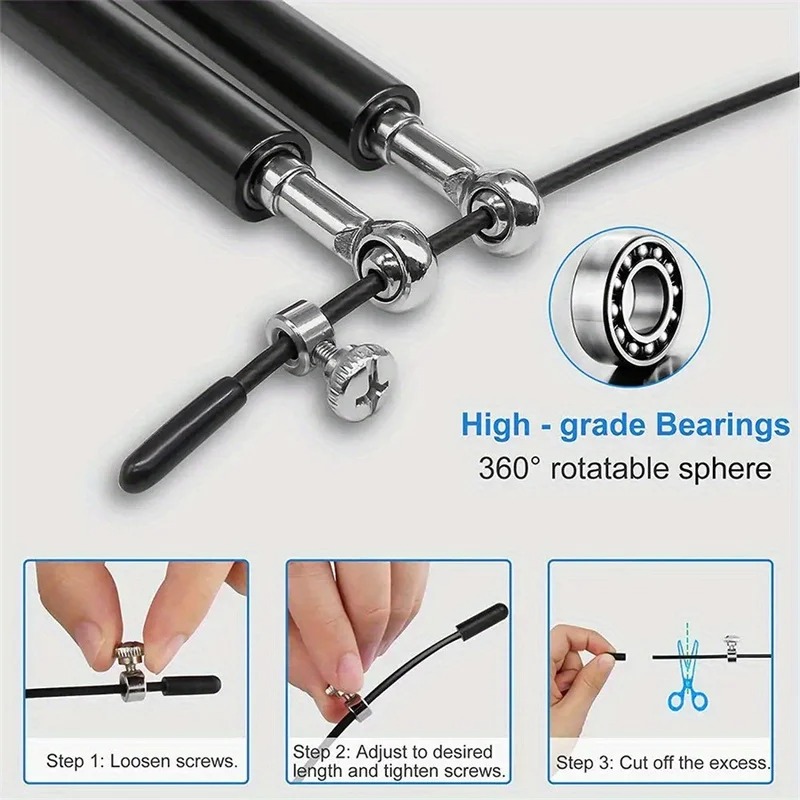 Snelheids-springtouw Crossfit  - Jump Rope Speed Bearing recensie en prijs