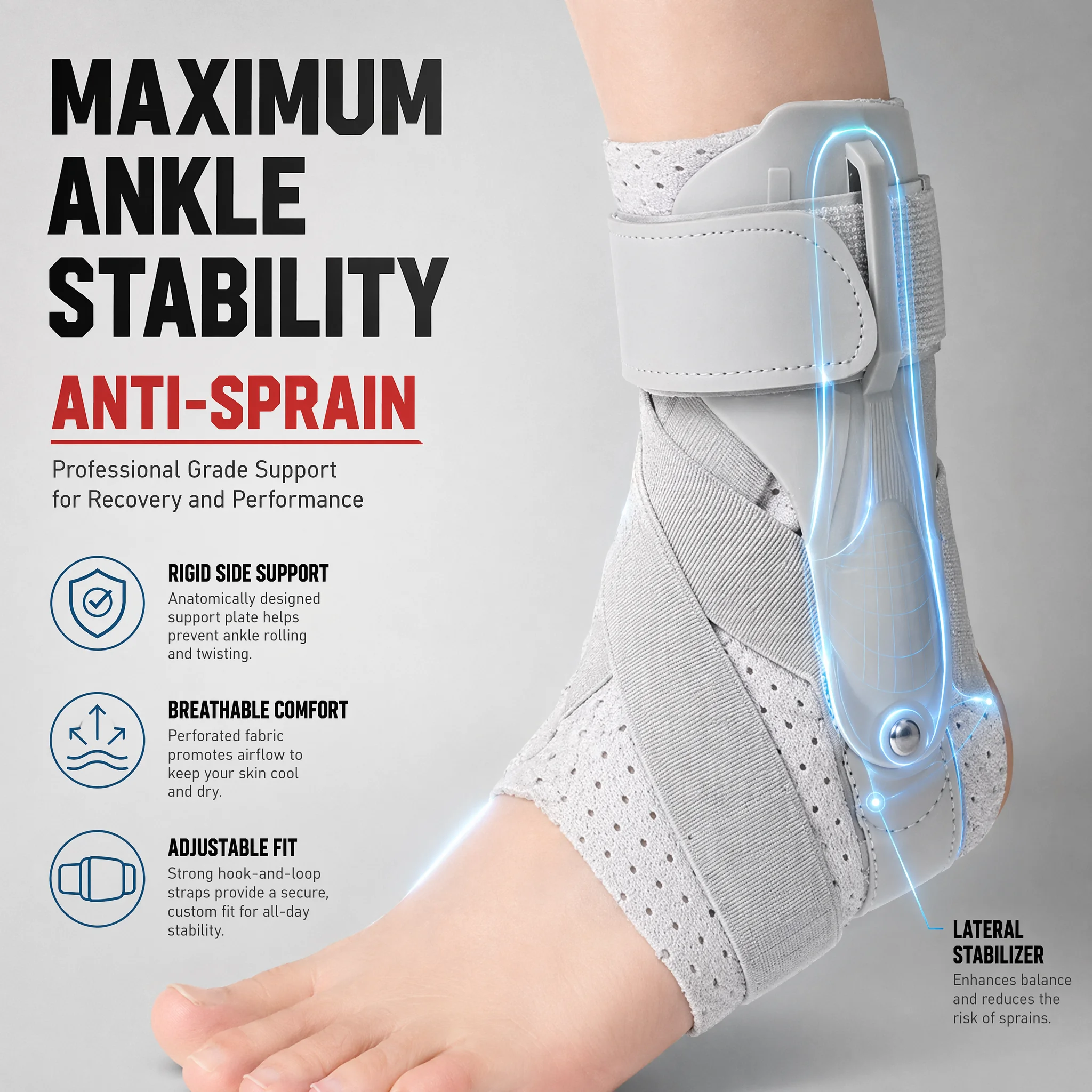 Enkelbrace met zijstabilisator - Ankle Mobility Band recensie en prijs
