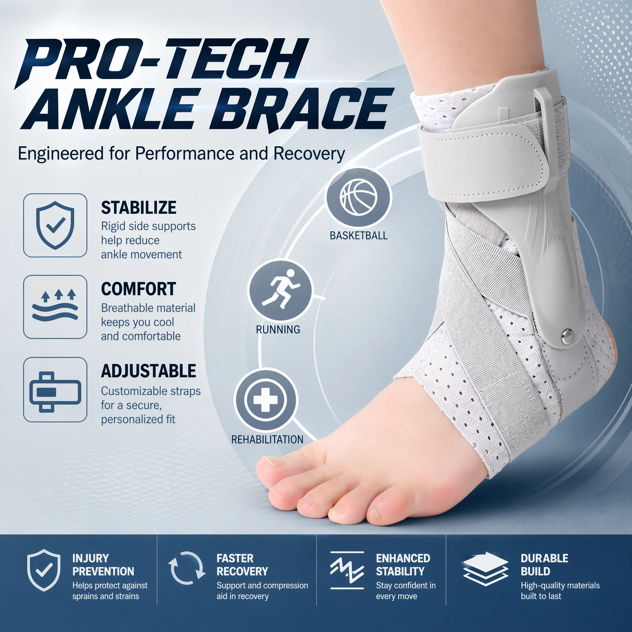 Enkelbrace met zijstabilisator - Ankle Mobility Band recensie en prijs
