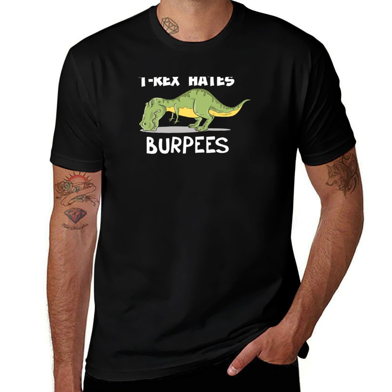 T-Rex Hates Burpees T-shirt Zo - Crossfit Mayhem recensie en prijs