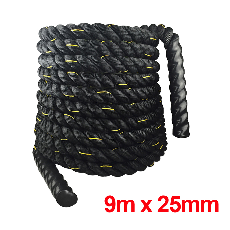 9M/12M/15M Fitness Battle Rope - Crossfit No Equipment Workouts recensie en prijs